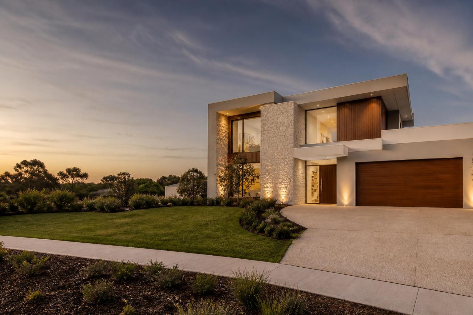 Residential property prepared for property marketing